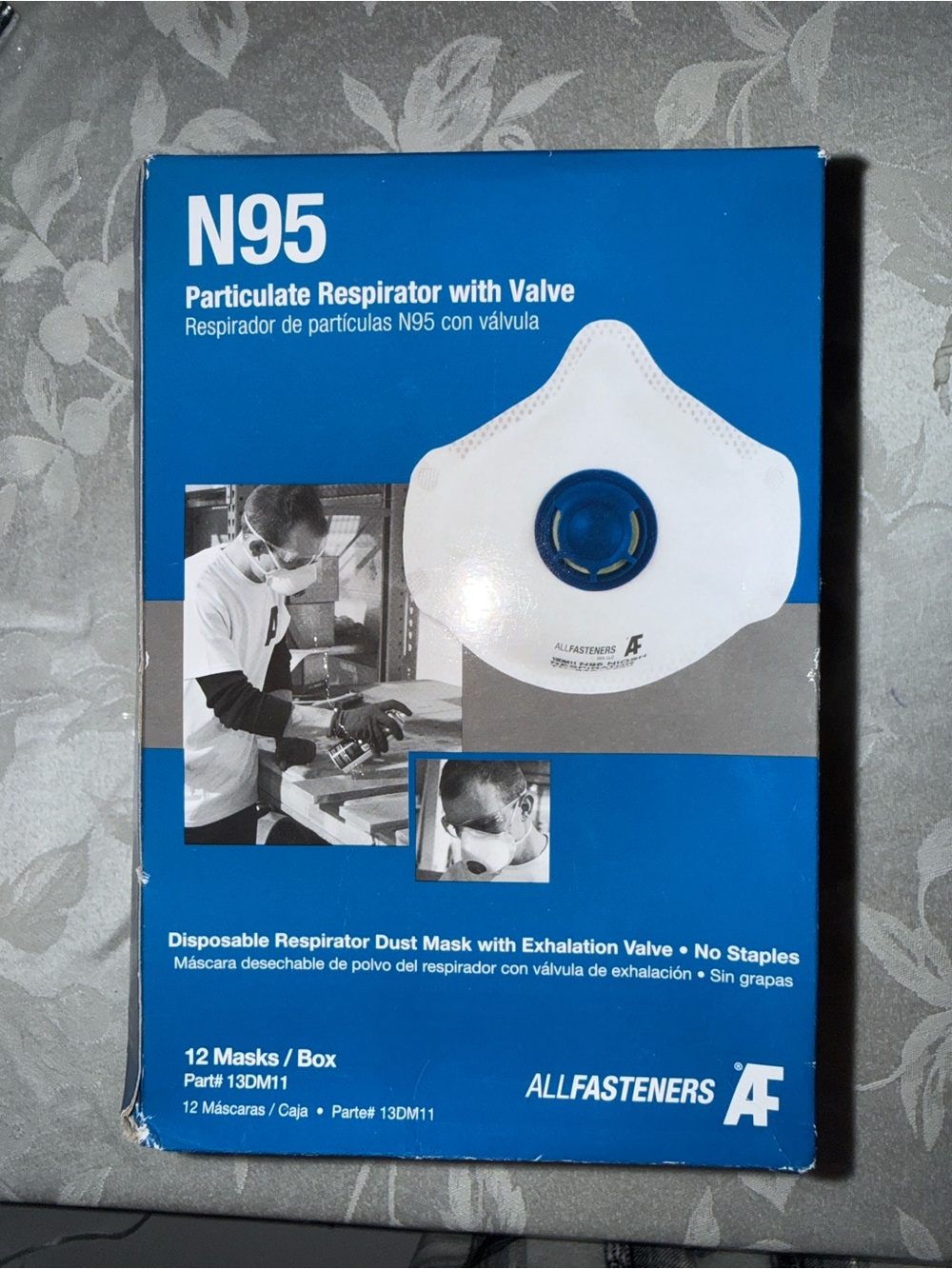 N95 Particulate Respirator with Valve - White